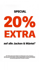 20% Jacken Mäntel